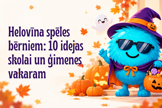 Helovīna spēles bērniem: 10 idejas skolai un ģimenes vakaram
