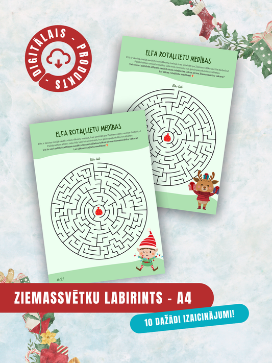 Digitālais fails - Ziemassvētku labirints
