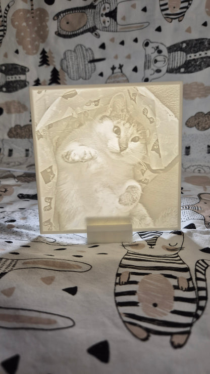 Personalizēta gaismas bilde no Tavas fotogrāfijas - 3D litofānija