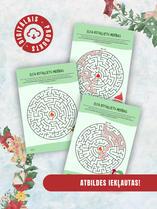 Digitālais fails - Ziemassvētku labirints