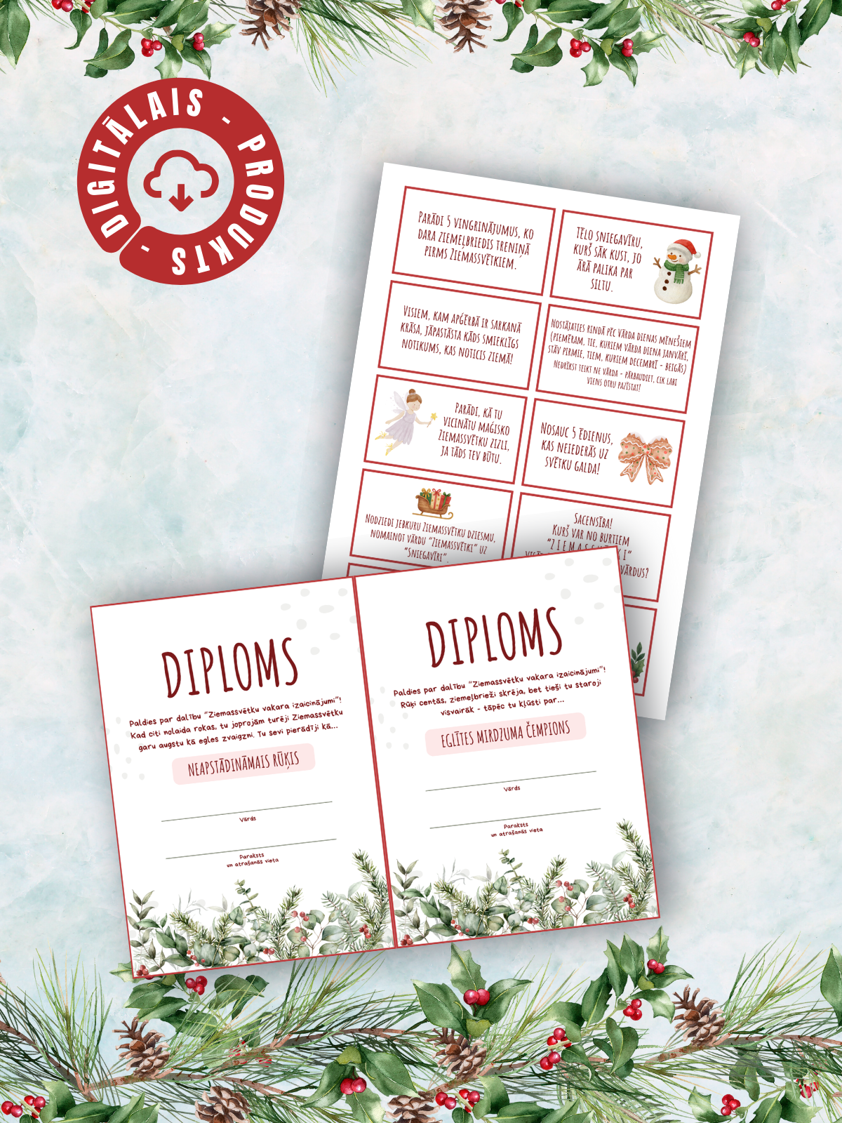 Digitālais fails - Ziemassvētku vakara izaicinājumi