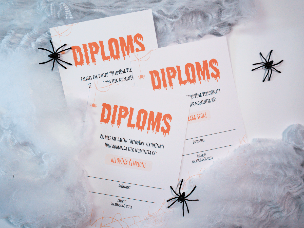 Digitālais fails - Helovīna Viktorīnas Komplekts “13 uzdevumi”