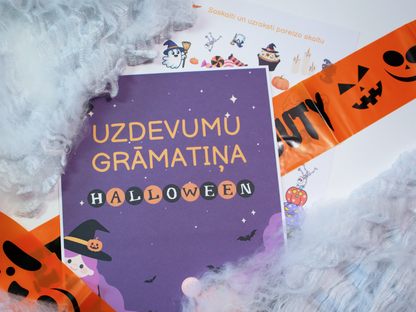 Digitālais fails - Helovīna uzdevumu grāmatiņa bērniem