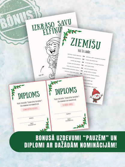 Digitālais fails - Ziemassvētku Viktorīnas Komplekts