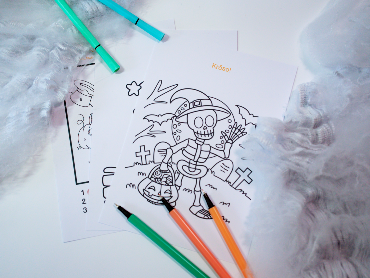 Digitālais fails - Helovīna uzdevumu grāmatiņa bērniem