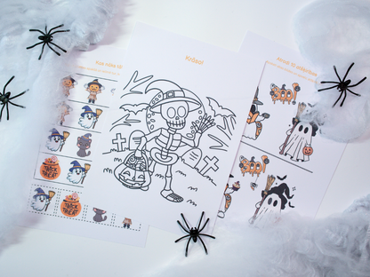 Digitālais fails - Helovīna uzdevumu grāmatiņa bērniem