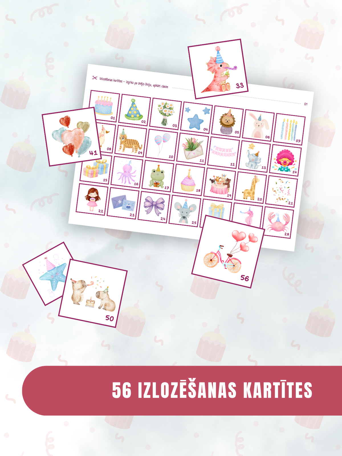 Digitālais fails - Dzimšanas dienas BINGO