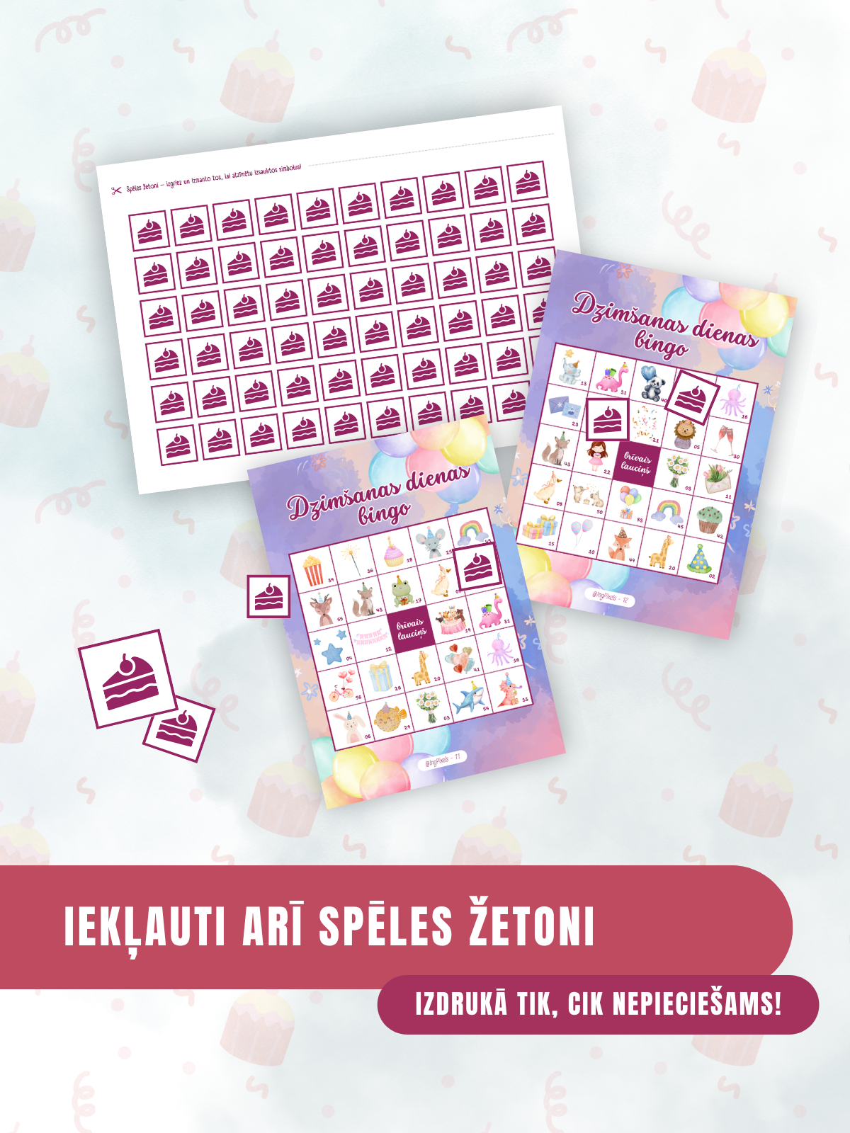 Digitālais fails - Dzimšanas dienas BINGO