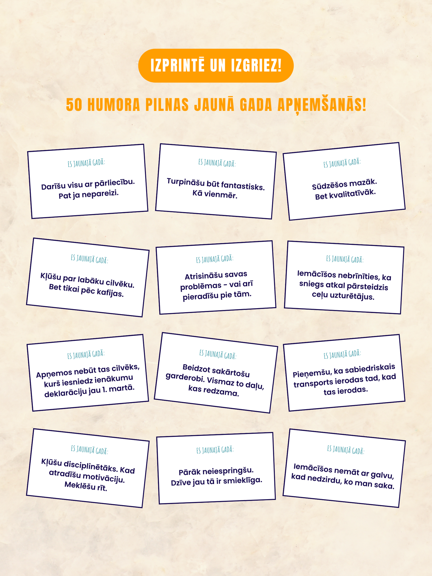 Digitālais fails - Jaunā gada apņemšanās - Humora versija