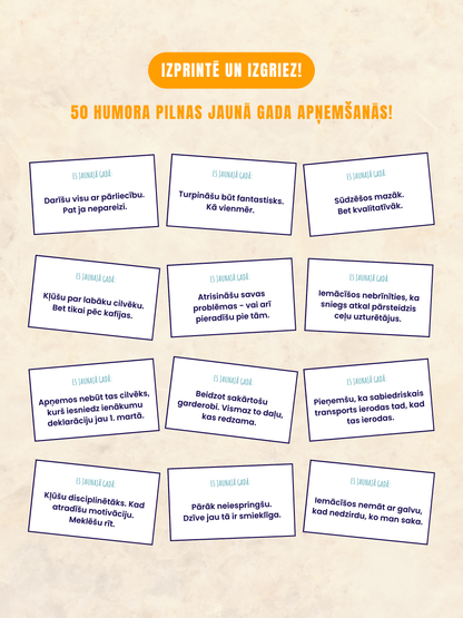 Digitālais fails - Jaunā gada apņemšanās - Humora versija