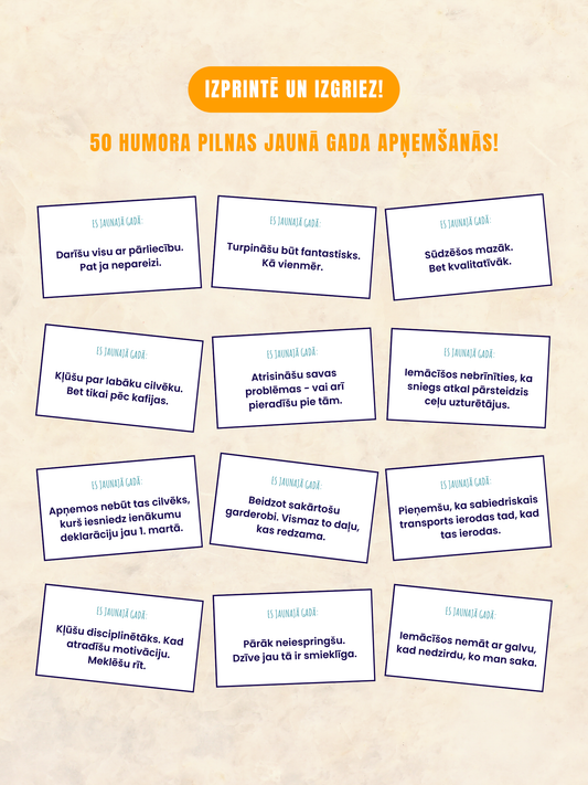 Digitālais fails - Jaunā gada apņemšanās - Humora versija