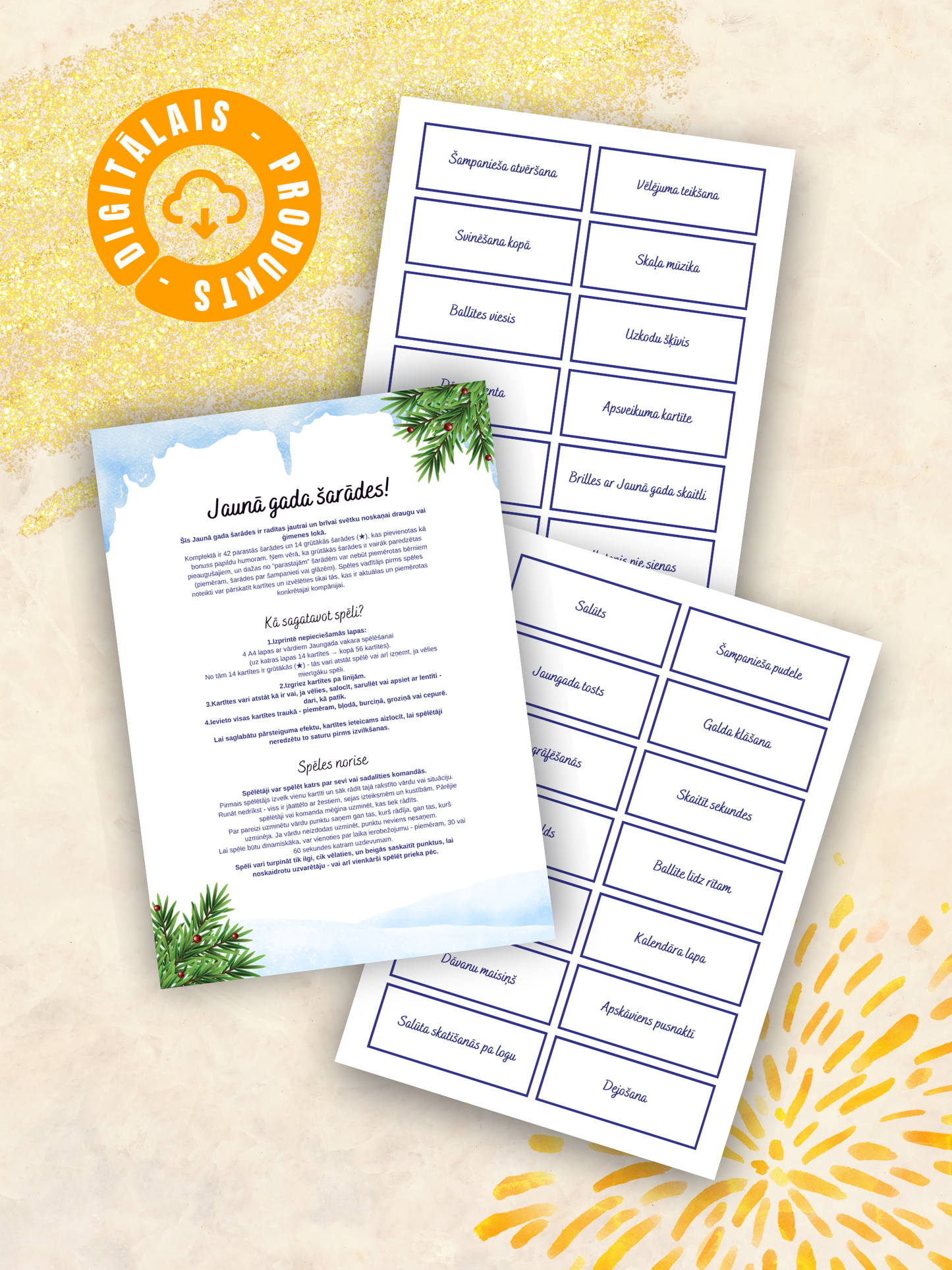 Digitālais fails – Jaunā gada šarādes (jautrai ballītei)