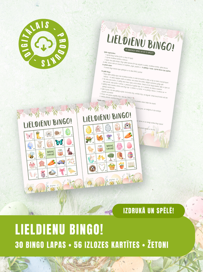 Digitālais fails - Lieldienu BINGO