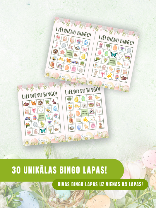 Digitālais fails - Lieldienu BINGO
