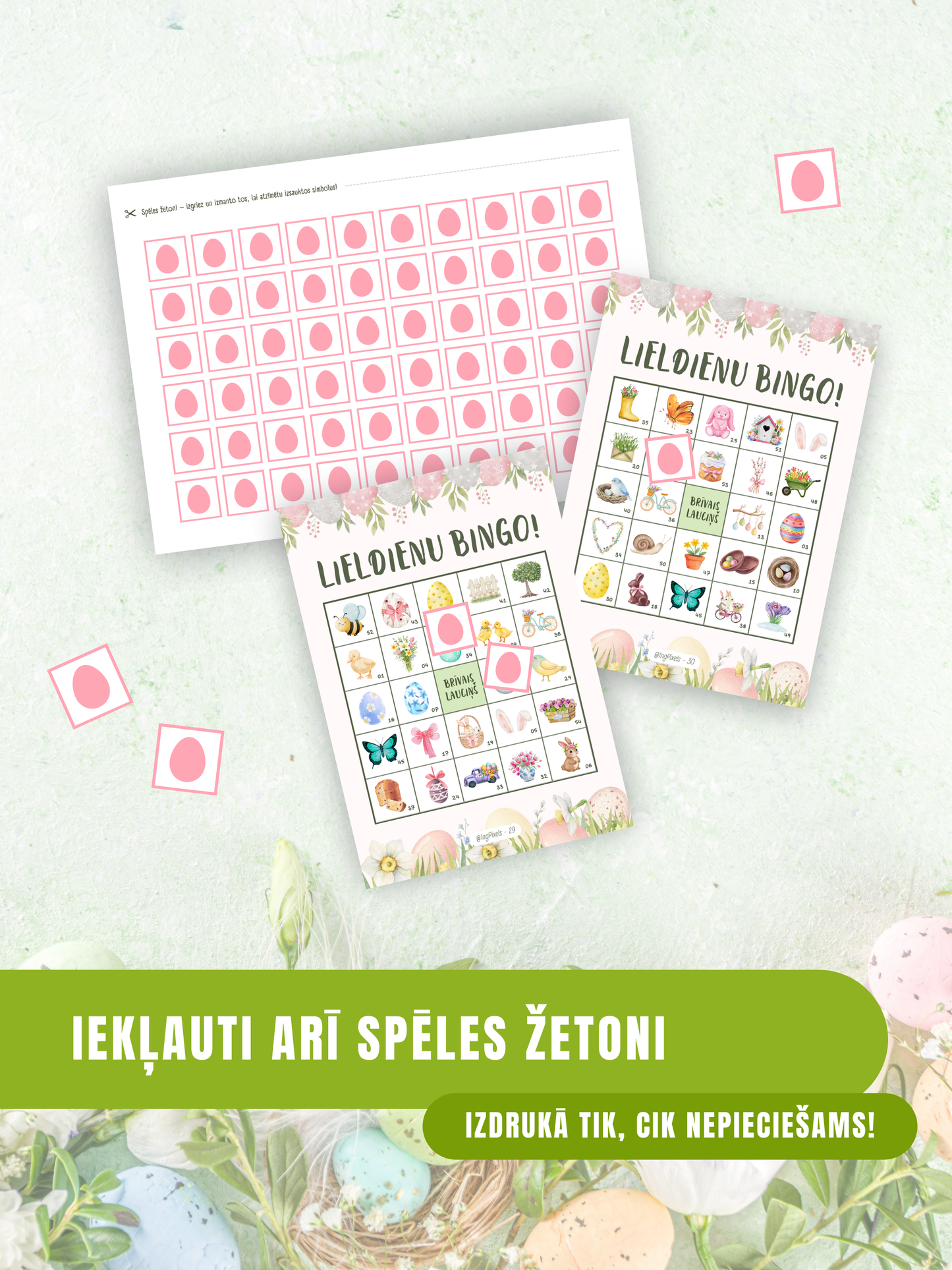 Digitālais fails - Lieldienu BINGO