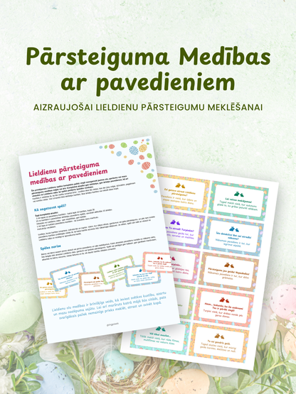 Digitālais fails - Lieldienu aktivitāšu komplekts bērniem - 3 spēles vienā
