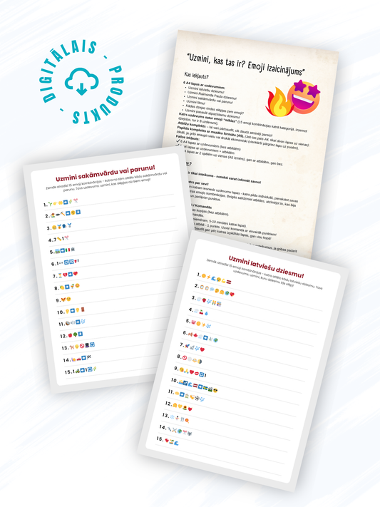 Digitālais fails - “Uzmini, kas tas ir? Emoji izaicinājums”