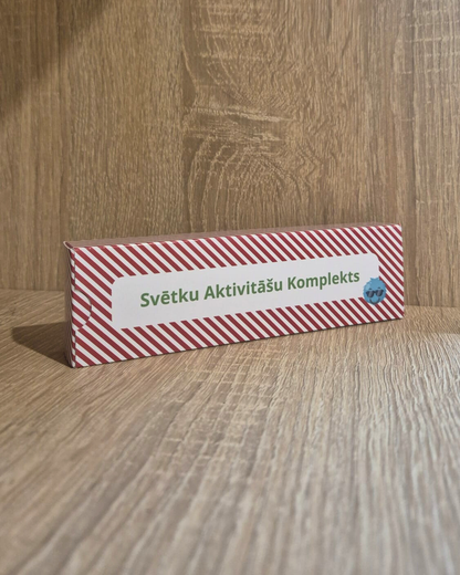 Ziemassvētku aktivitāšu spēle - 75 dažādas kartiņas ar uzdevumiem, šarādēm, jautājumiem