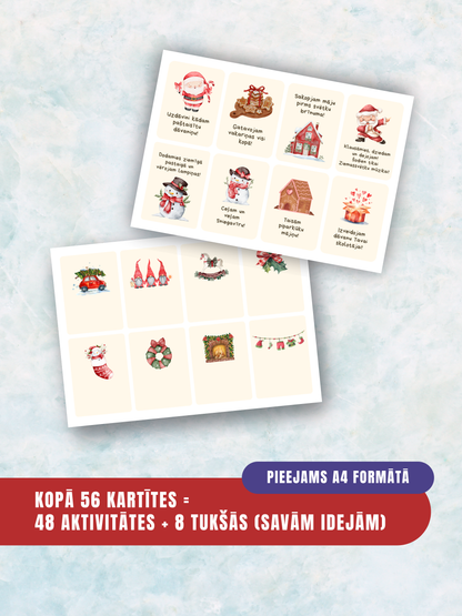 Digitālais fails - Adventes aktivitāšu kartītes