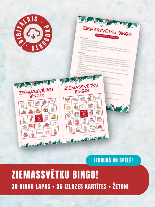 Digitālais fails - Ziemassvētku BINGO