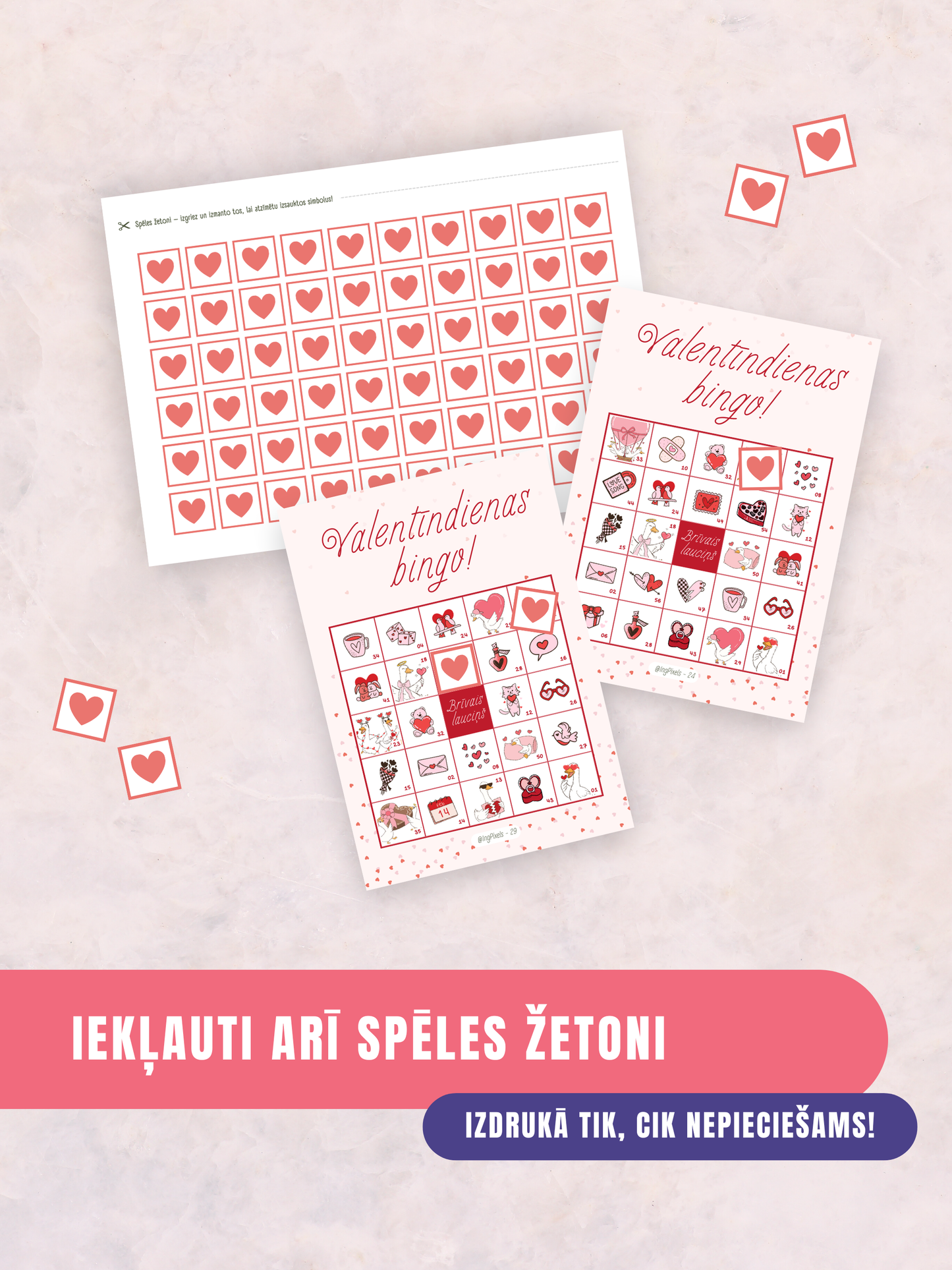 Digitālais fails - Valentīndienas BINGO