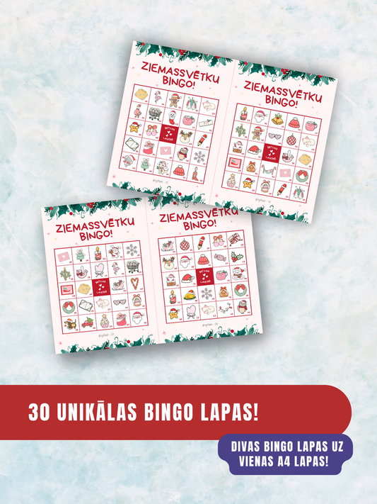 Digitālais fails - Ziemassvētku BINGO
