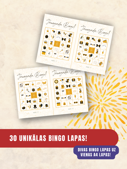 Digitālais fails - Jaungada BINGO