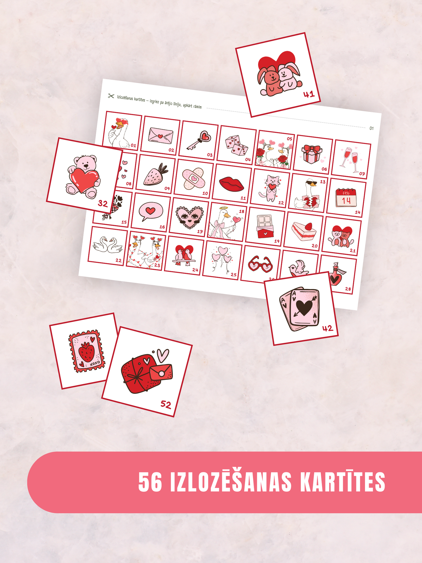 Digitālais fails - Valentīndienas BINGO