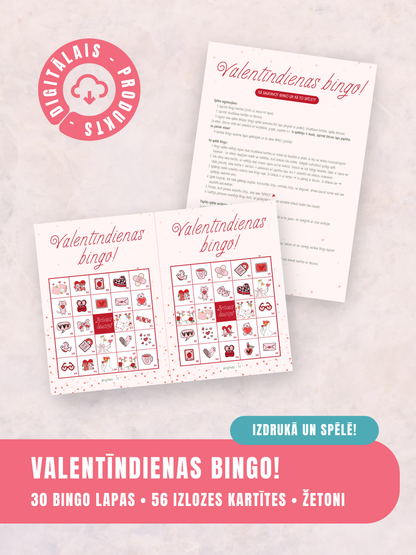 Digitālais fails - Valentīndienas BINGO