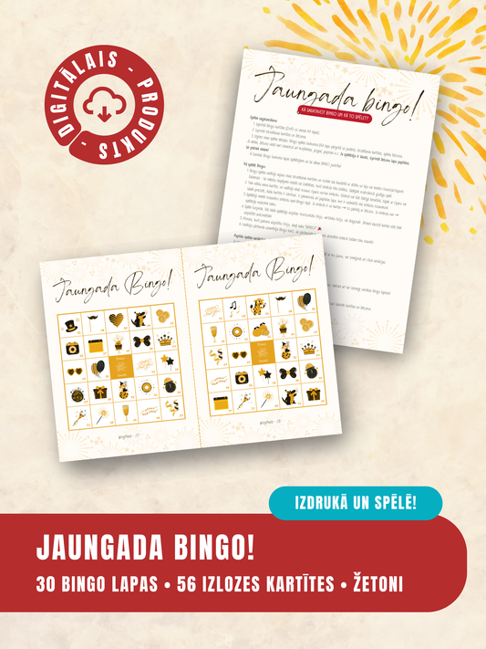 Digitālais fails - Jaungada BINGO