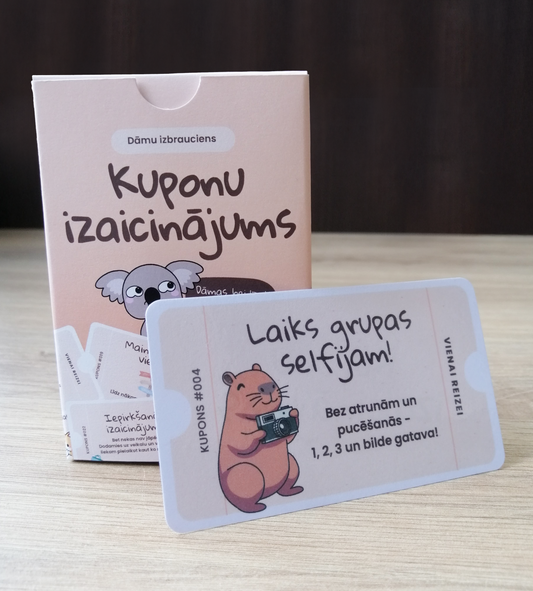 Kuponu izaicinājums – Dāmu izbrauciens!
