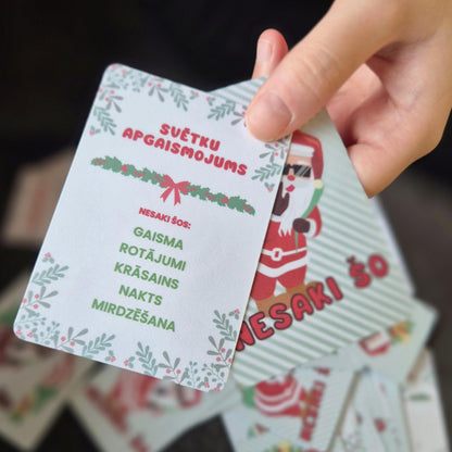 Nesaki šo - Aizliegto vārdu spēle Ziemassvētku noskaņās