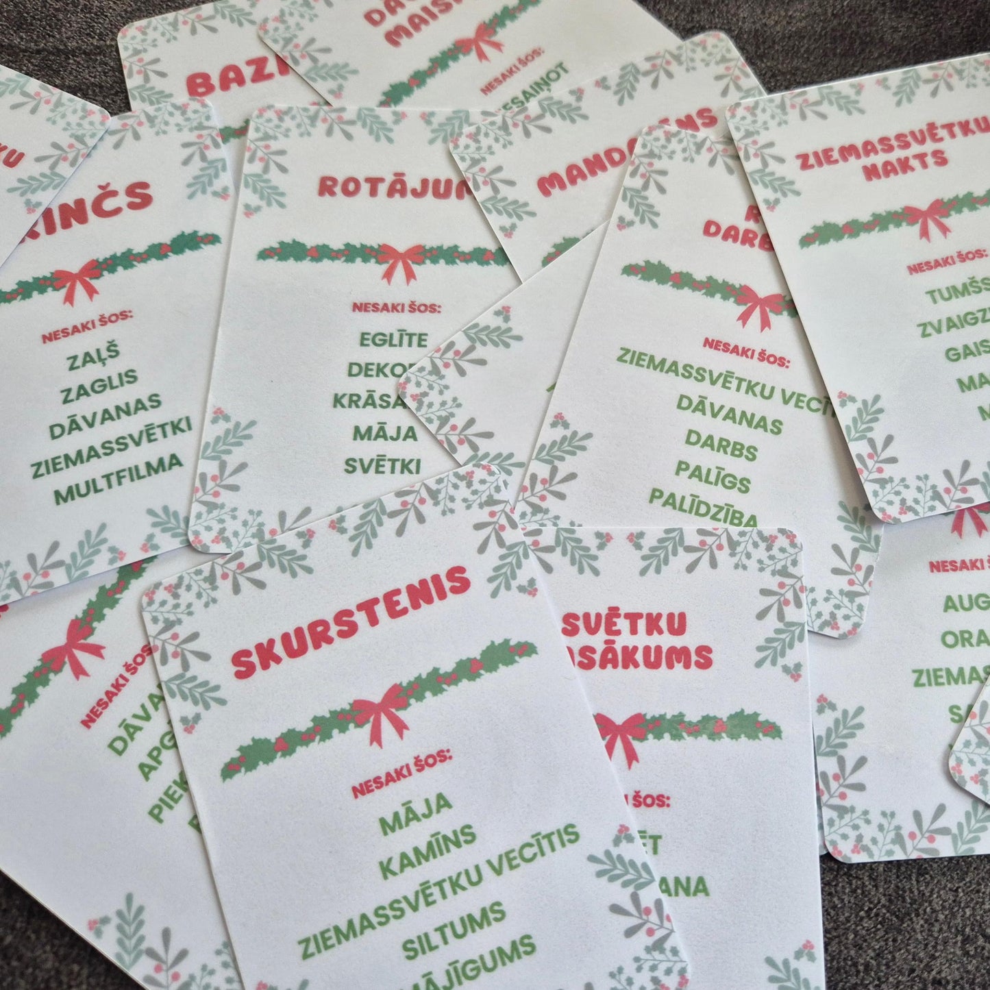 Nesaki šo - Aizliegto vārdu spēle Ziemassvētku noskaņās