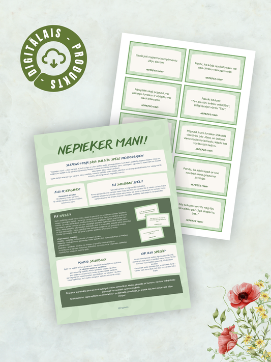 Digitālais fails - “Nepieķer mani! - Jāņu versija” - Slepeno misiju spēle Līgo ballītei