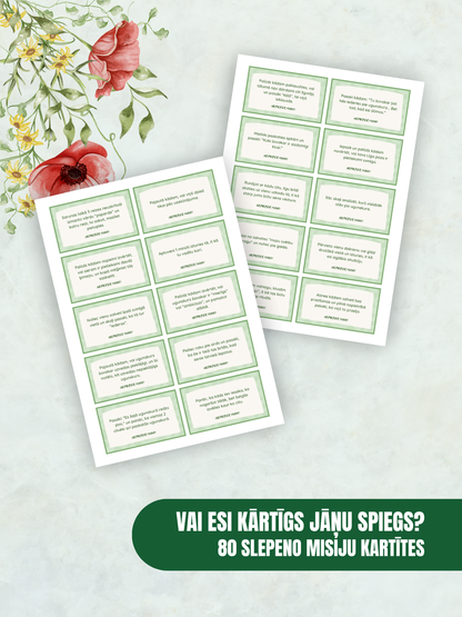 Digitālais fails - “Nepieķer mani! - Jāņu versija” - Slepeno misiju spēle Līgo ballītei