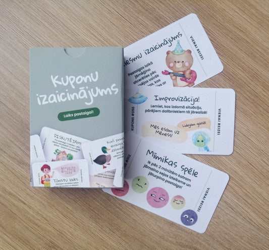 Kuponu izaicinājums – Laiks pastaigai!