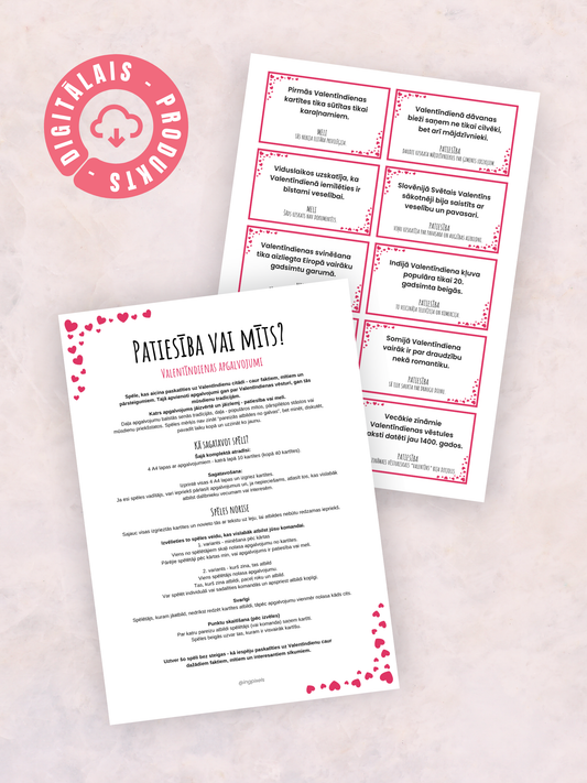 Digitālais fails - Valentīndienas apgalvojumi - Patiesība vai meli?