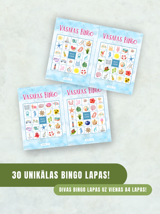 Digitālais fails - Vasaras BINGO