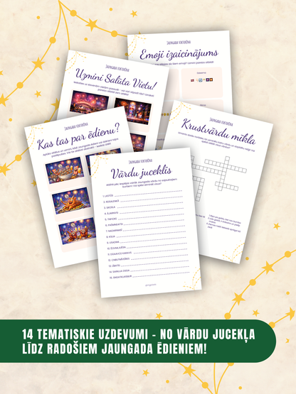 Digitālais fails - Jaungada Viktorīnas Komplekts