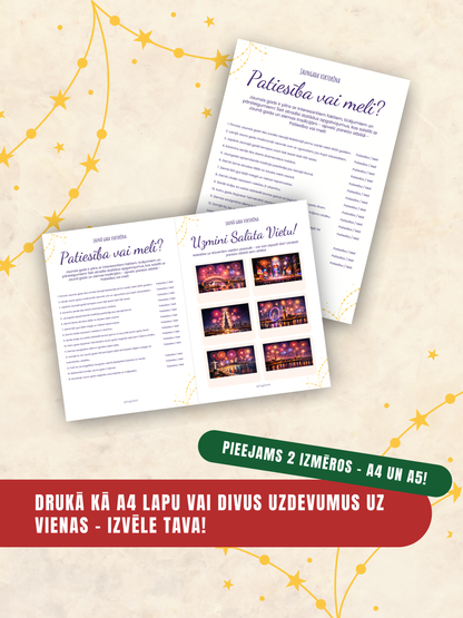 Digitālais fails - Jaungada Viktorīnas Komplekts