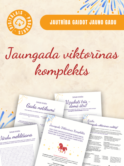 Digitālais fails - Jaungada Viktorīnas Komplekts