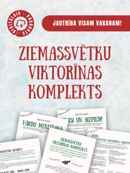 Digitālais fails - Ziemassvētku Viktorīnas Komplekts